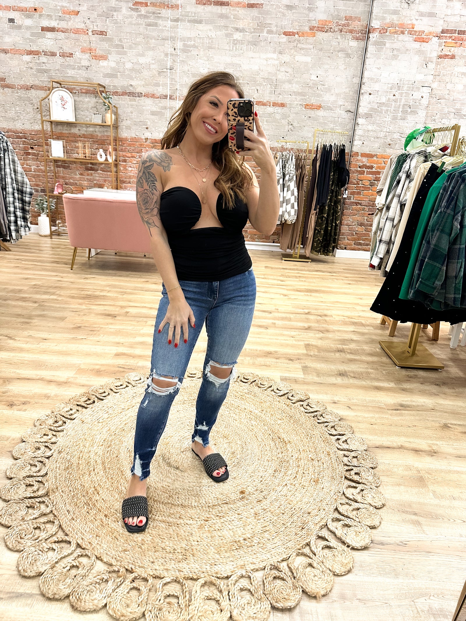 Your Buzz In My Veins Wired Bustier Top