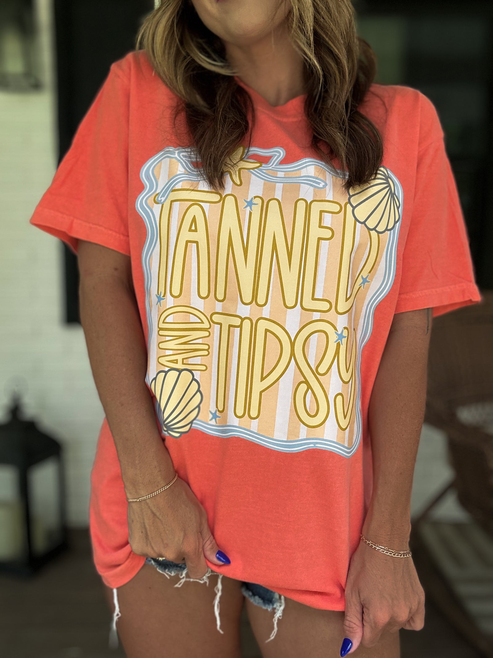 Tanned & Tipsy Comfort Colors Tee