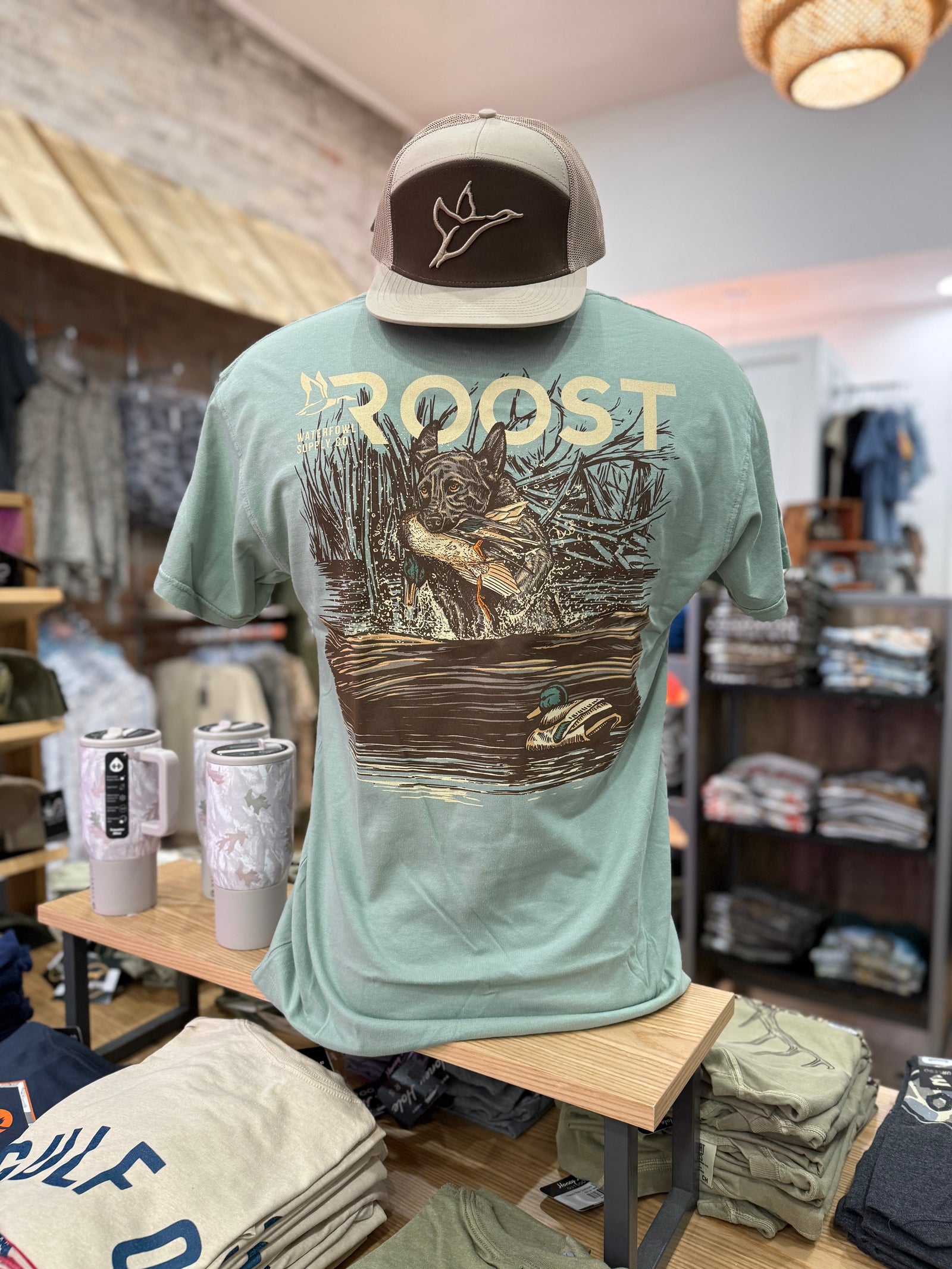 Roost Swamp Puppy Tee - Youth & Adult