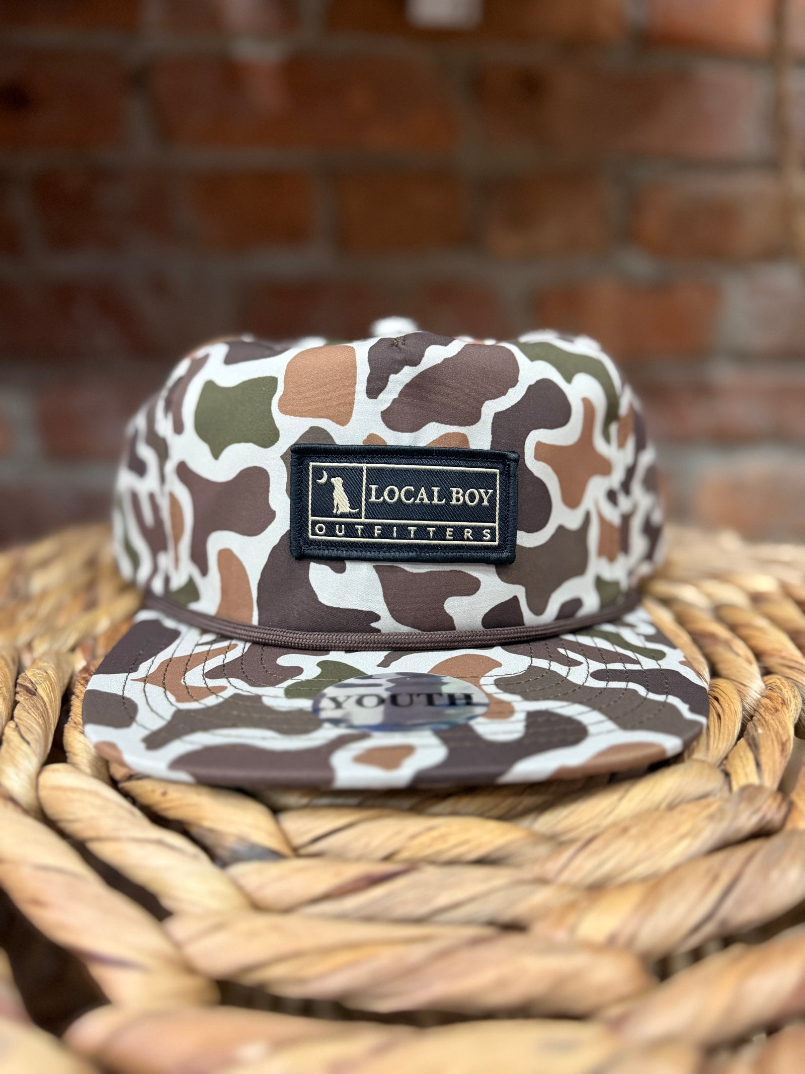 Local Boy Youth Woven Patch Rope Hat