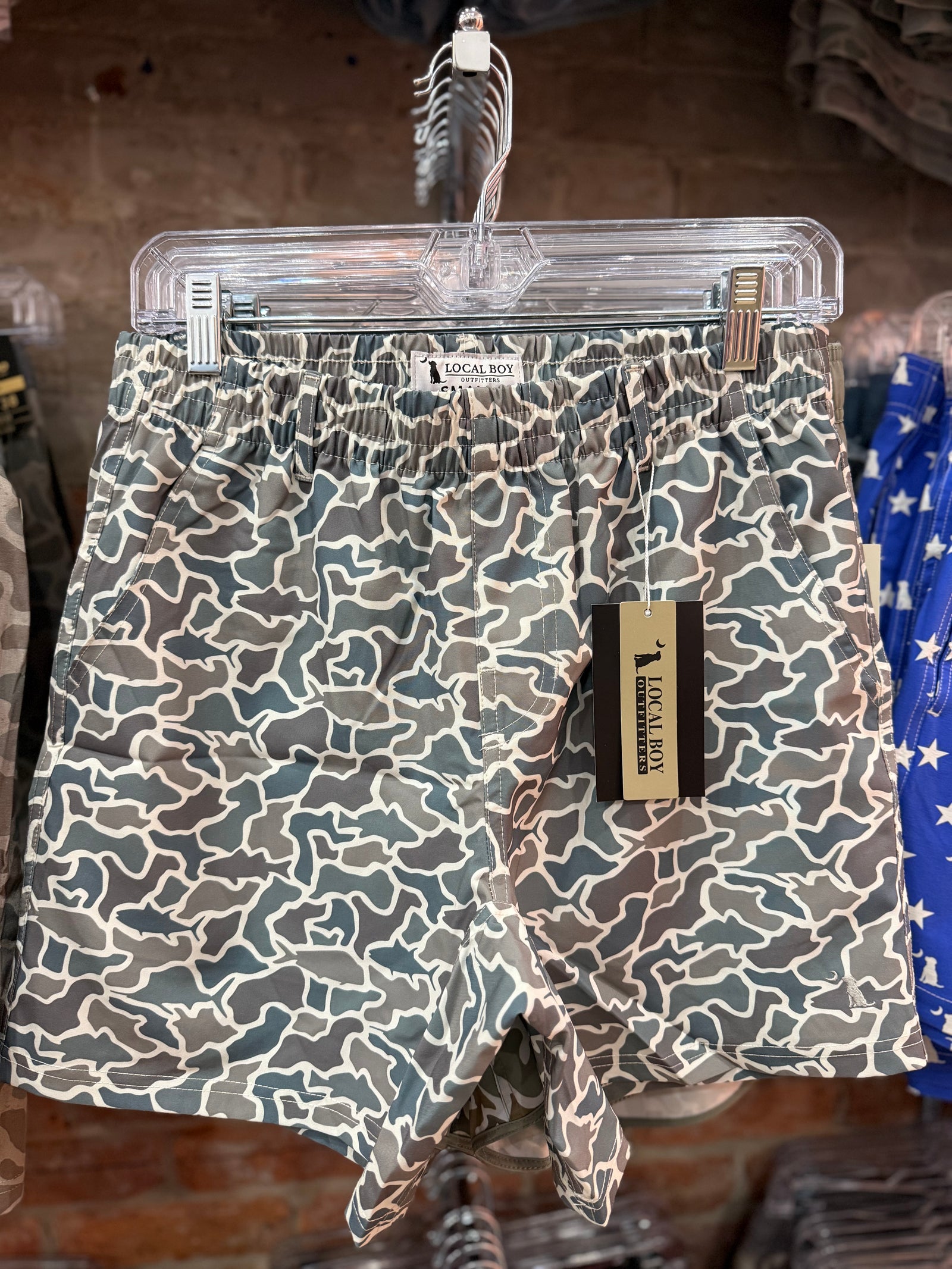 Local Boy Volley Shorts - Fish Camo