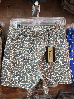 Local Boy Volley Shorts - Fish Camo