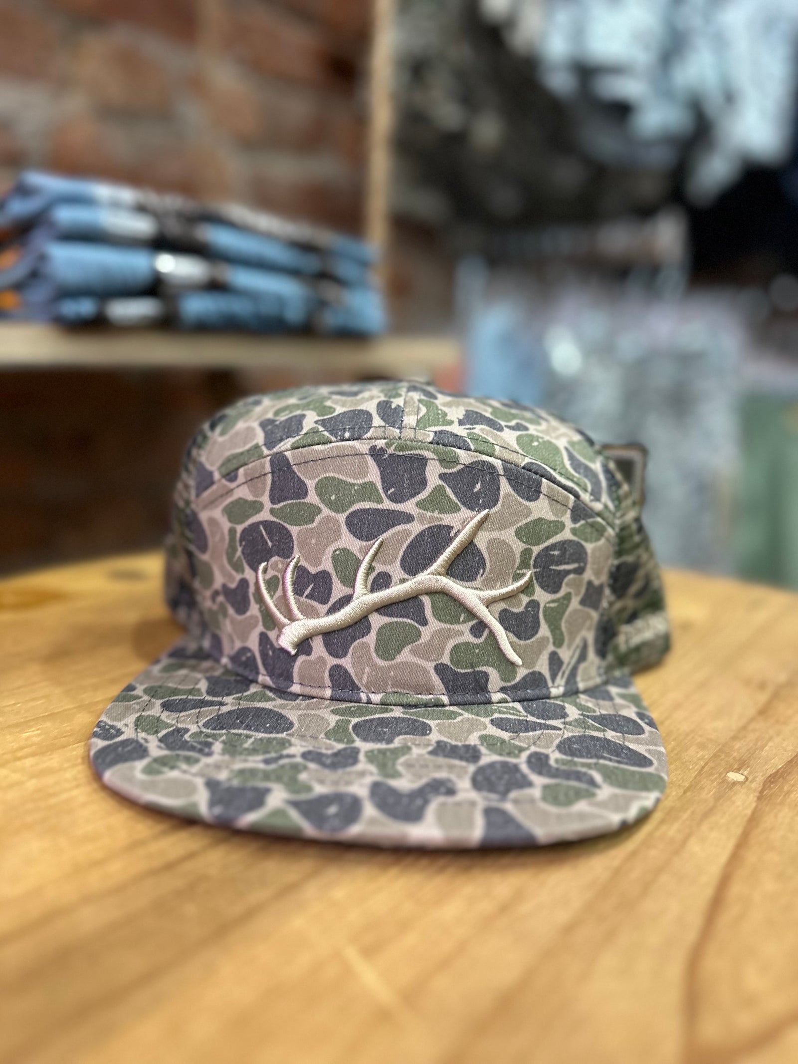 7 Panel All Backwoods Camo Shed Hat