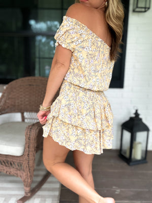 Something To Someone Smocked Mini Dress