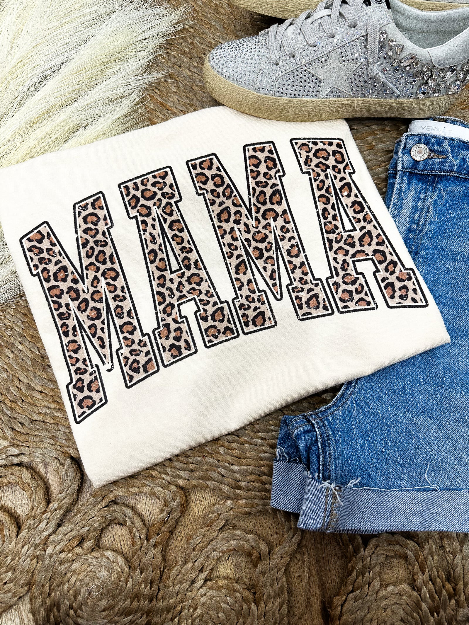 Leopard Mama Comfort Colors Tee