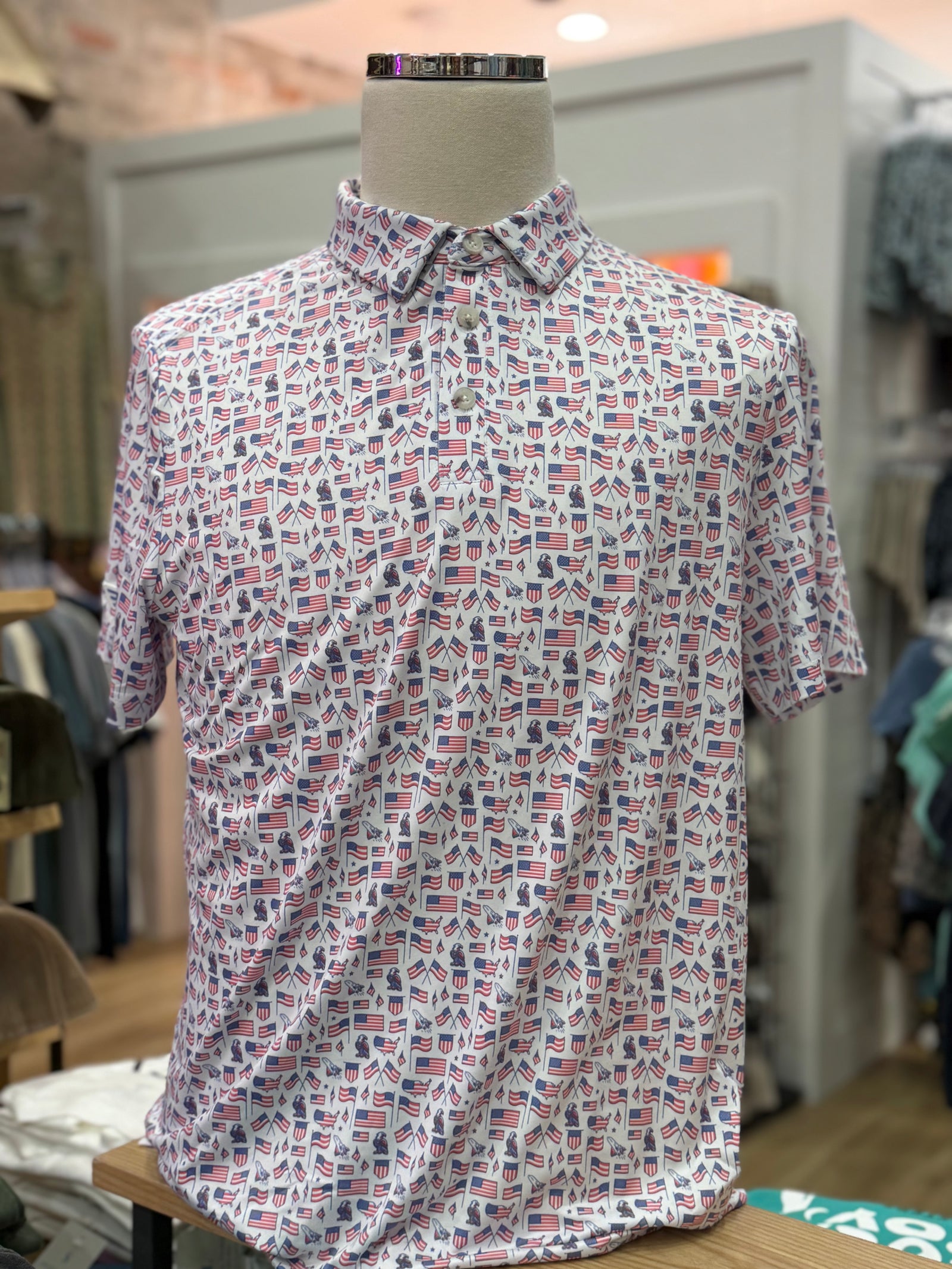 Burlebo Performance Polo - Old Glory