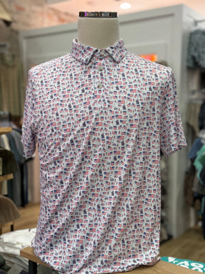 Burlebo Performance Polo - Old Glory