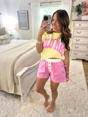 LuluMac Stripes Tee - Pink/Butter