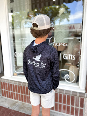 Youth Southern Cut Pro Hoodie - Midnight Camo