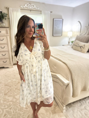 Remember Me Flutter Sleeve Dress