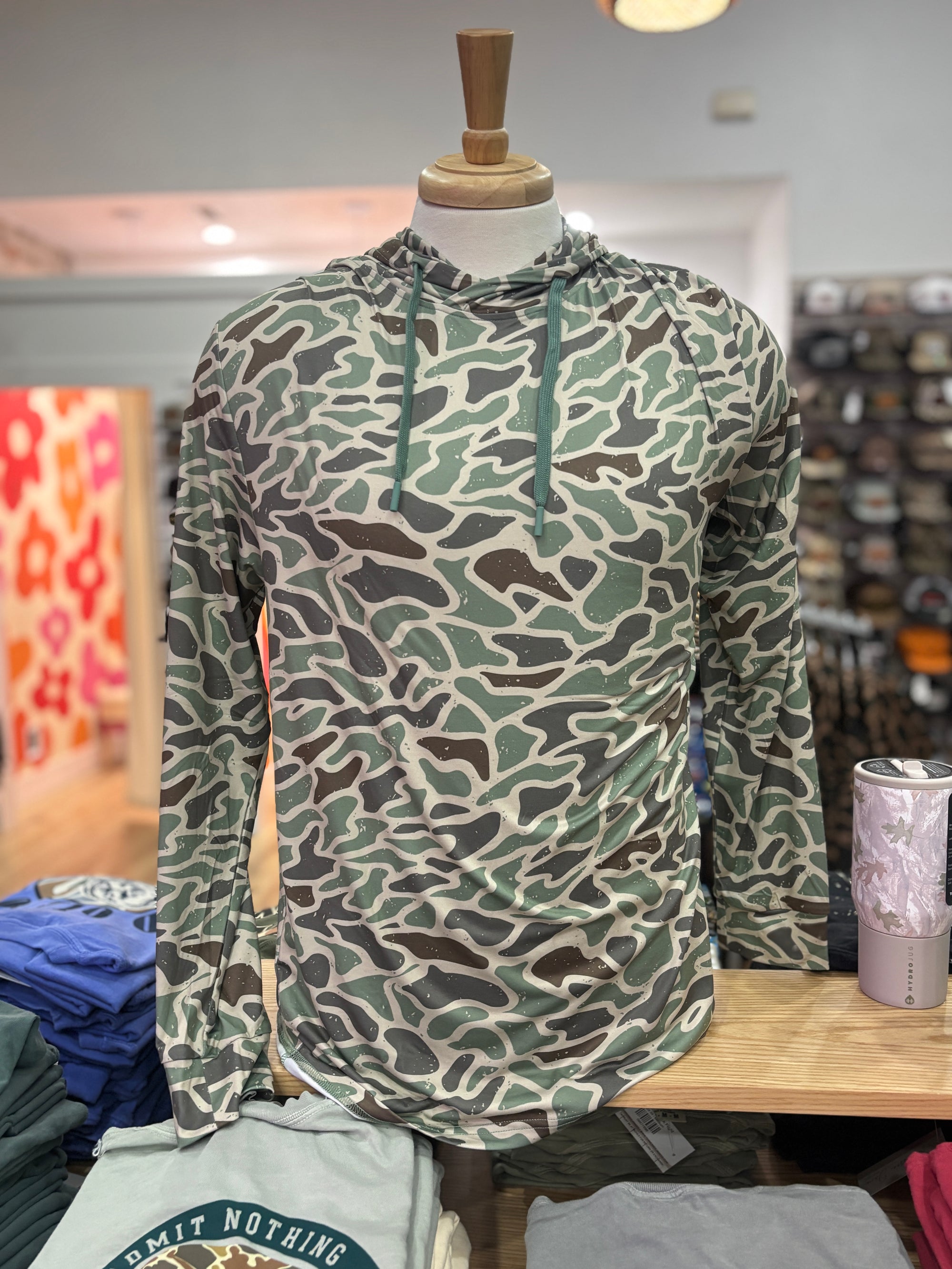 Burlebo Performance Hoodie - Retro Duck Camo