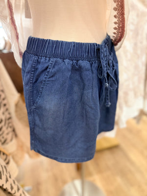 Erika Flowy Denim Shorts