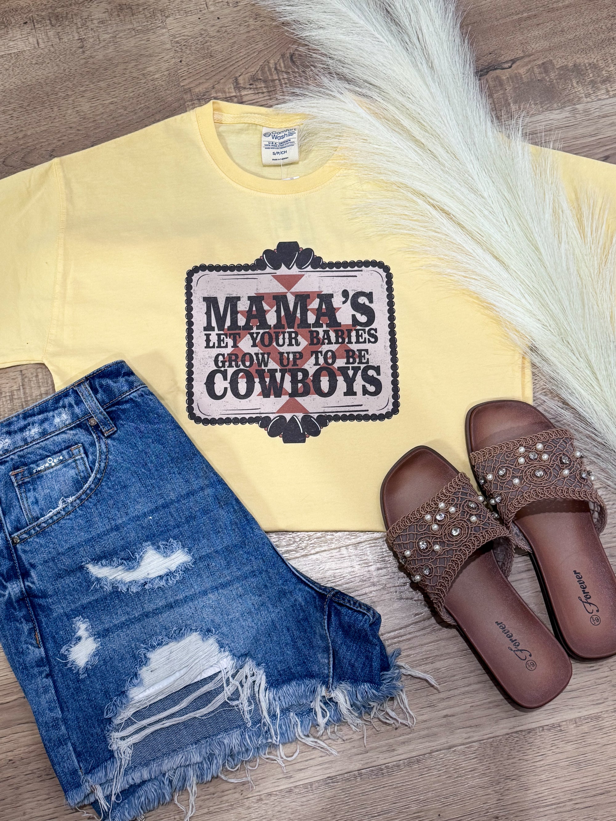 Let Your Babies Be Cowboys Tee