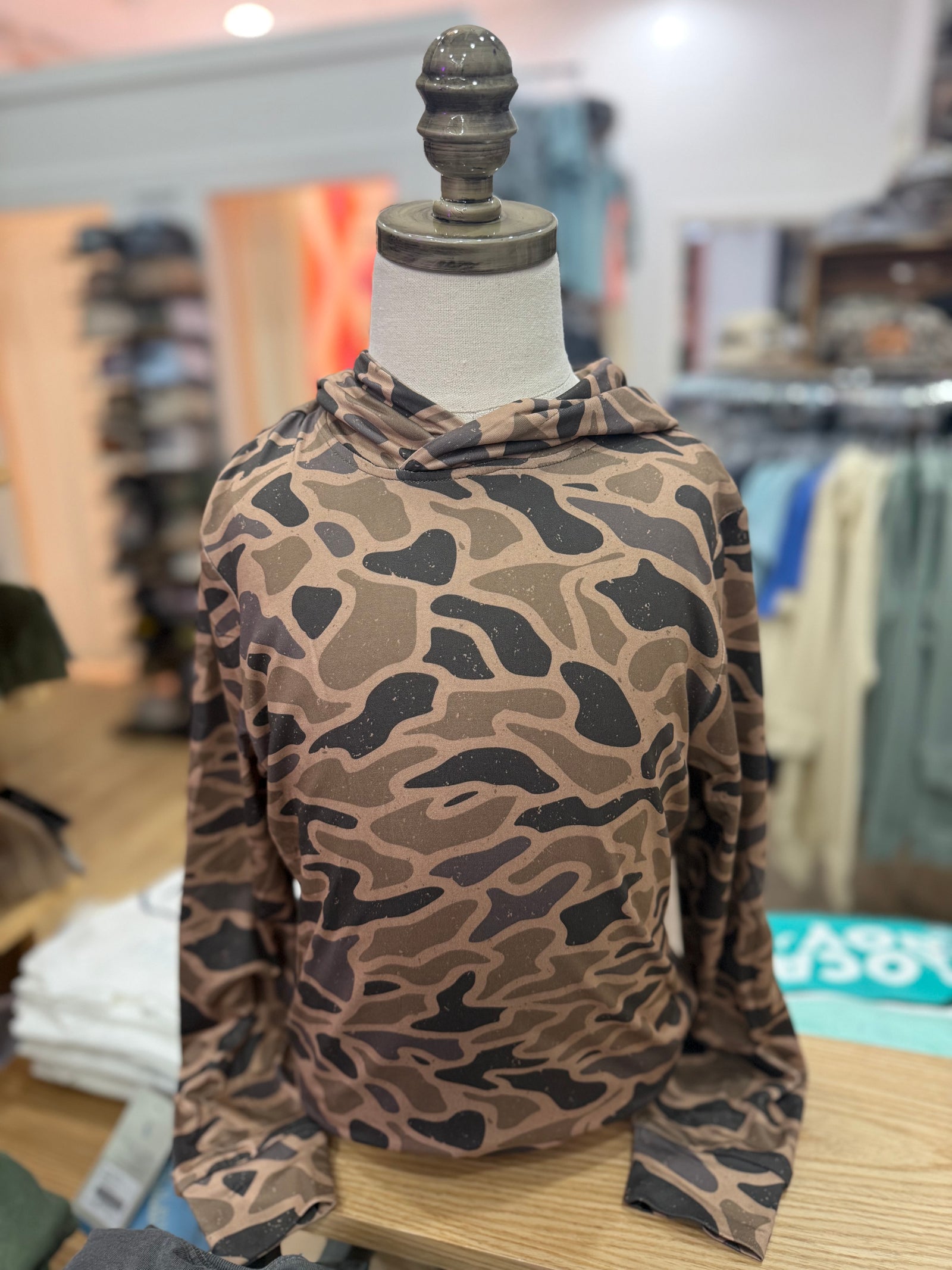 Burlebo Youth Performance Hoodie - Gauge Camo