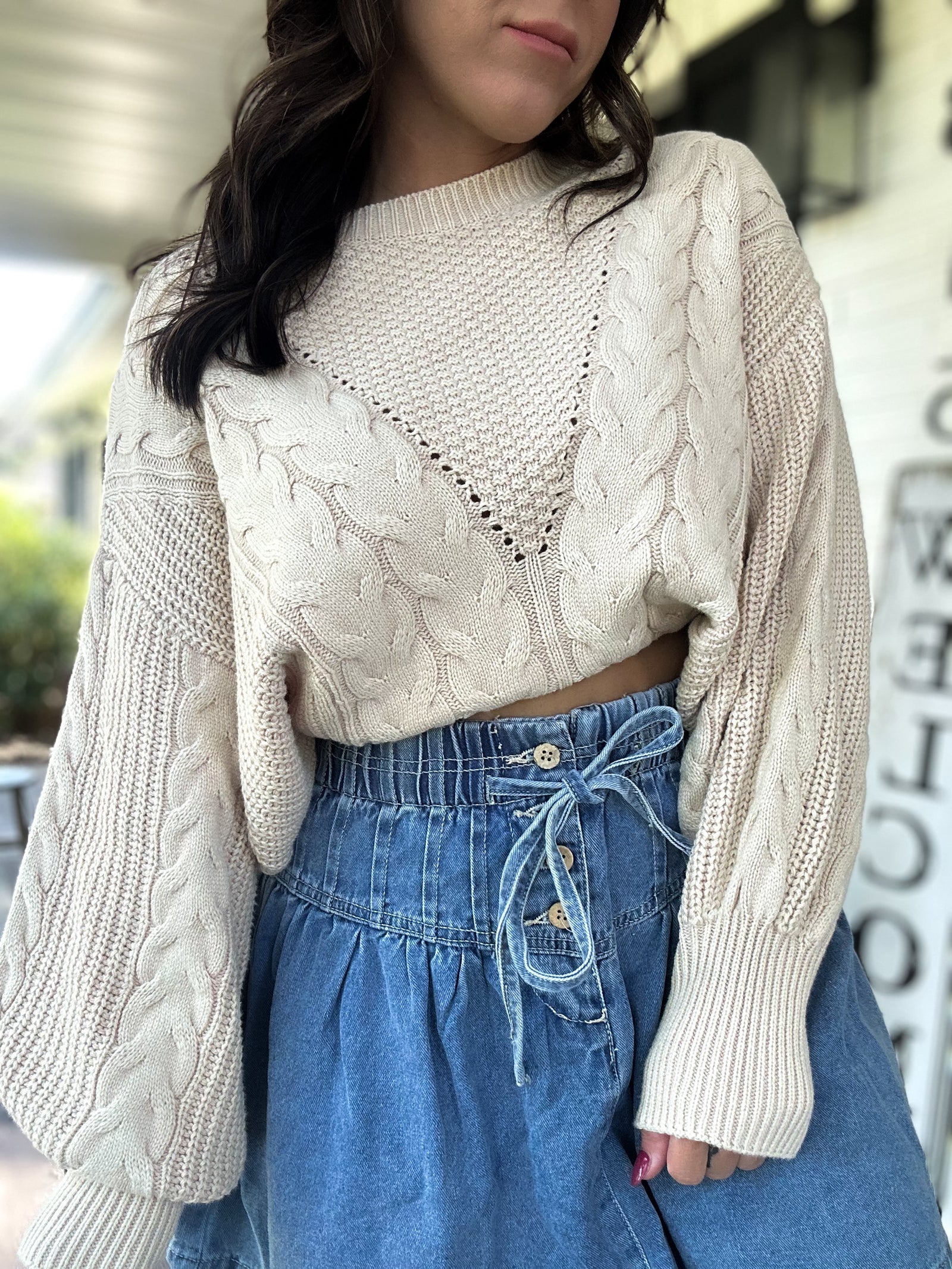 Lucy Denim Mini Skirt