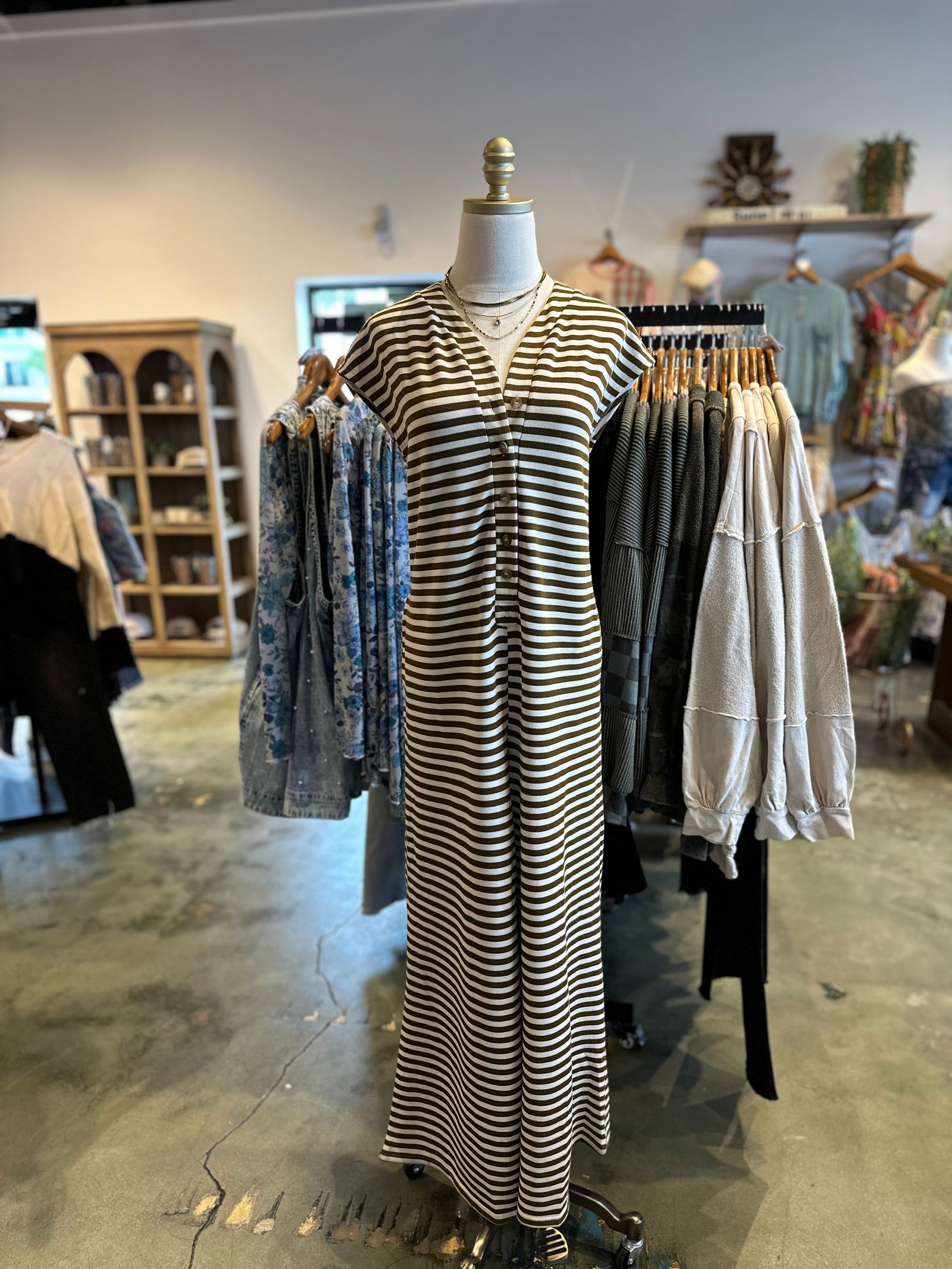 Kate Striped Wide Leg Jumpsuit