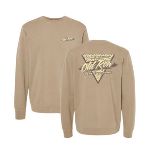 Old Row Duck Camo Retro Triangle Pigment Dyed Crewneck