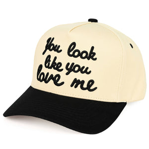 You Look Like You Love Me Trucker Hat - Black