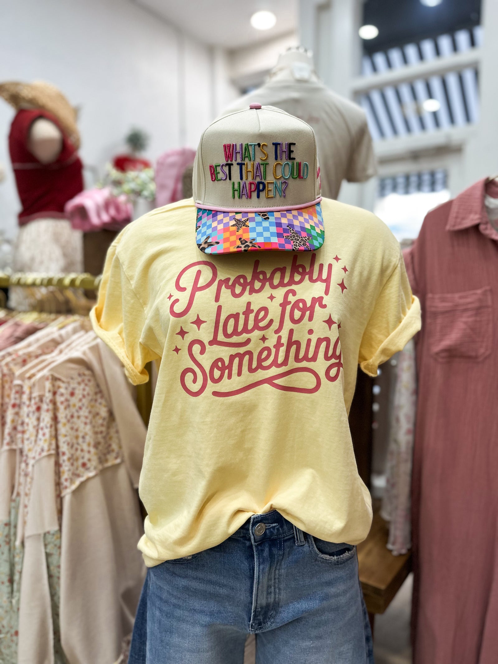 Probably Late or Something Comfort Colors Tee