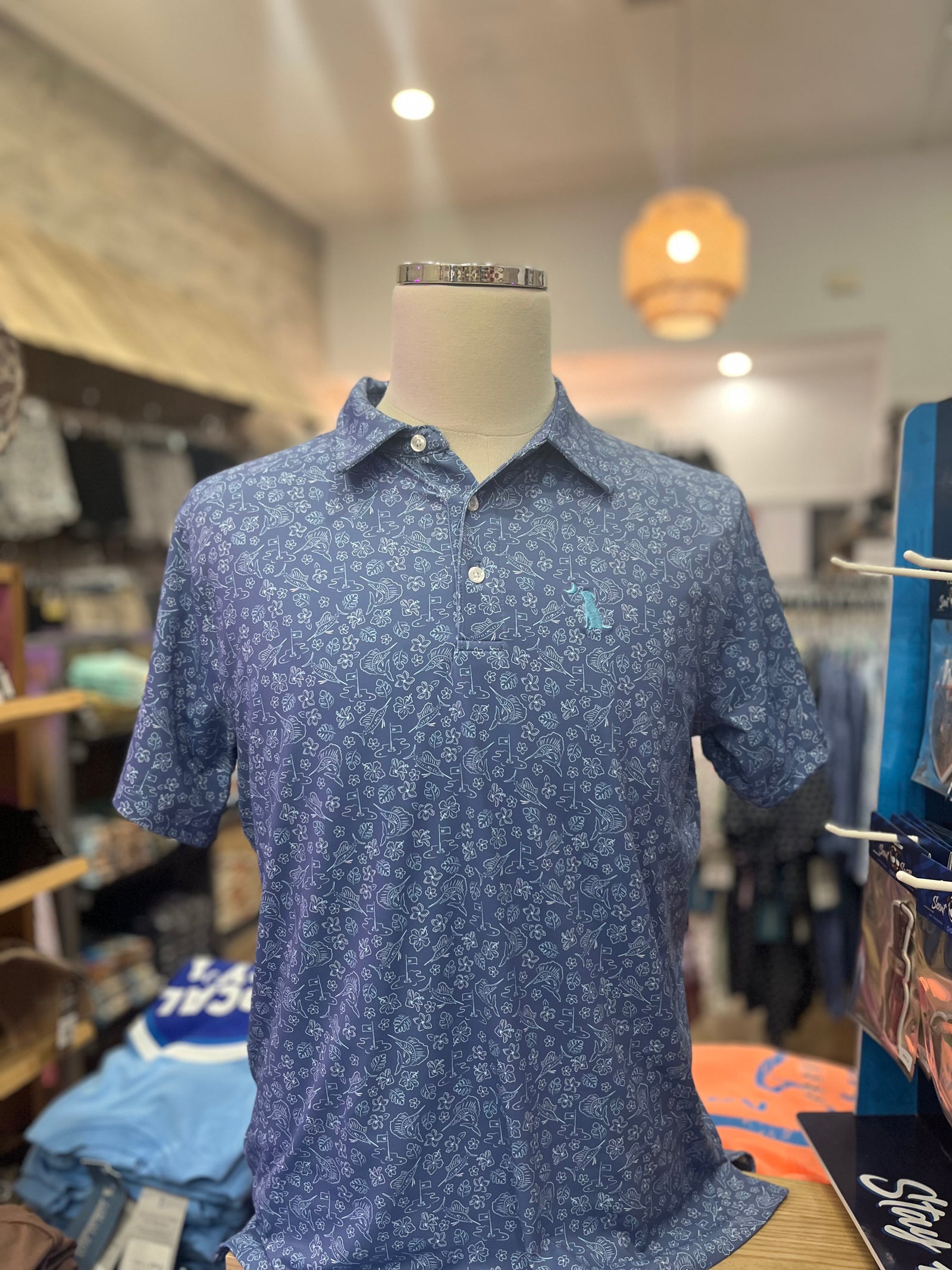 Local Boy Dirty Myrtle Polo - Sailfish Scramble