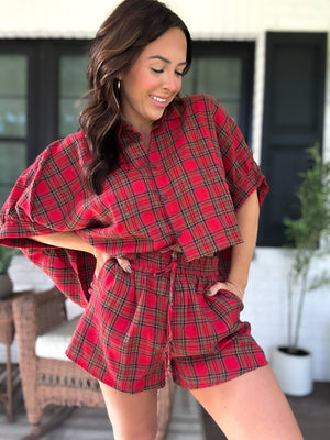 Joyce Plaid 2-piece Set