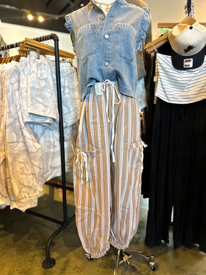Sadie Striped Boho Pants