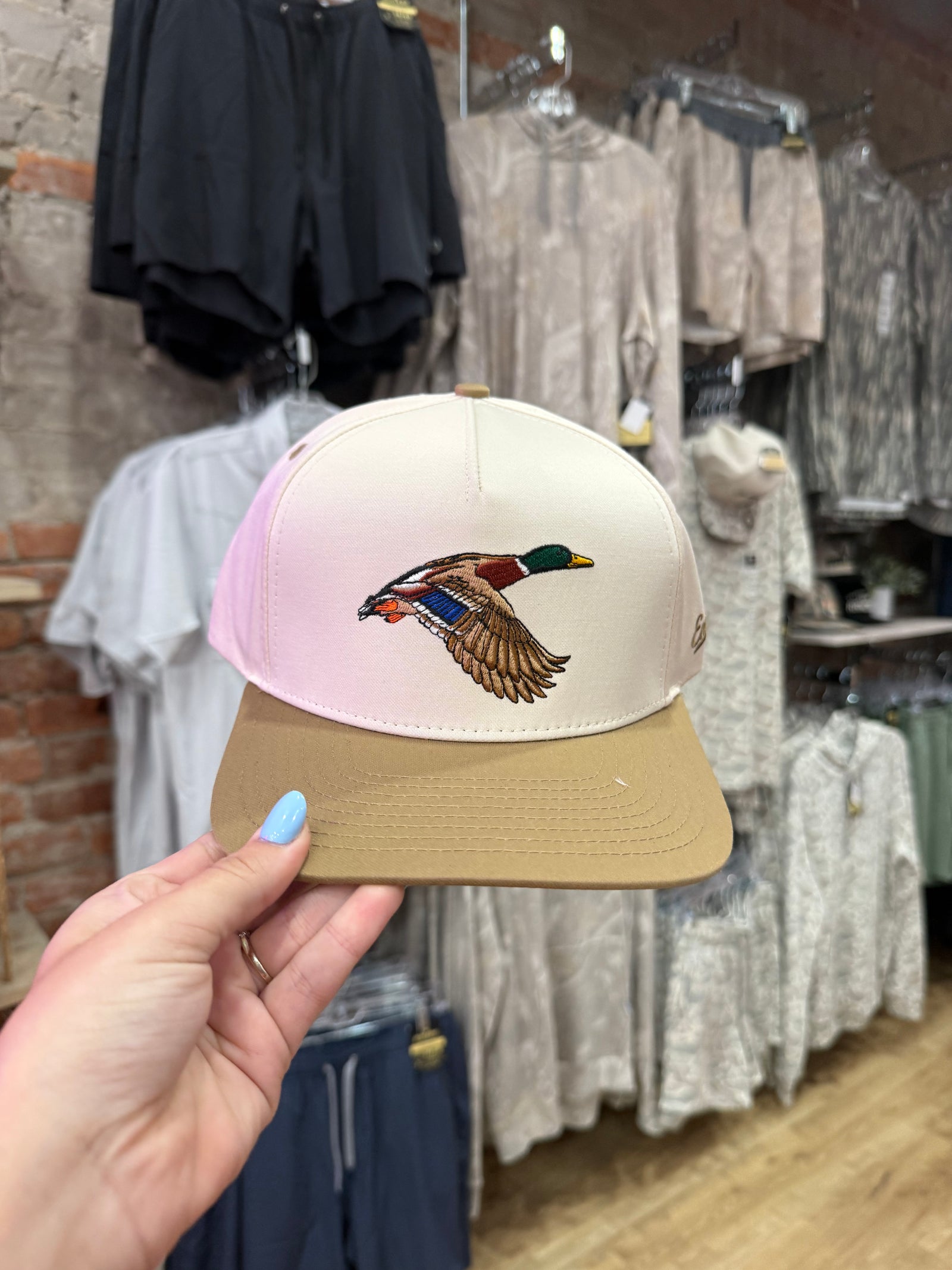 Mallard Cream/Tan 6 Panel