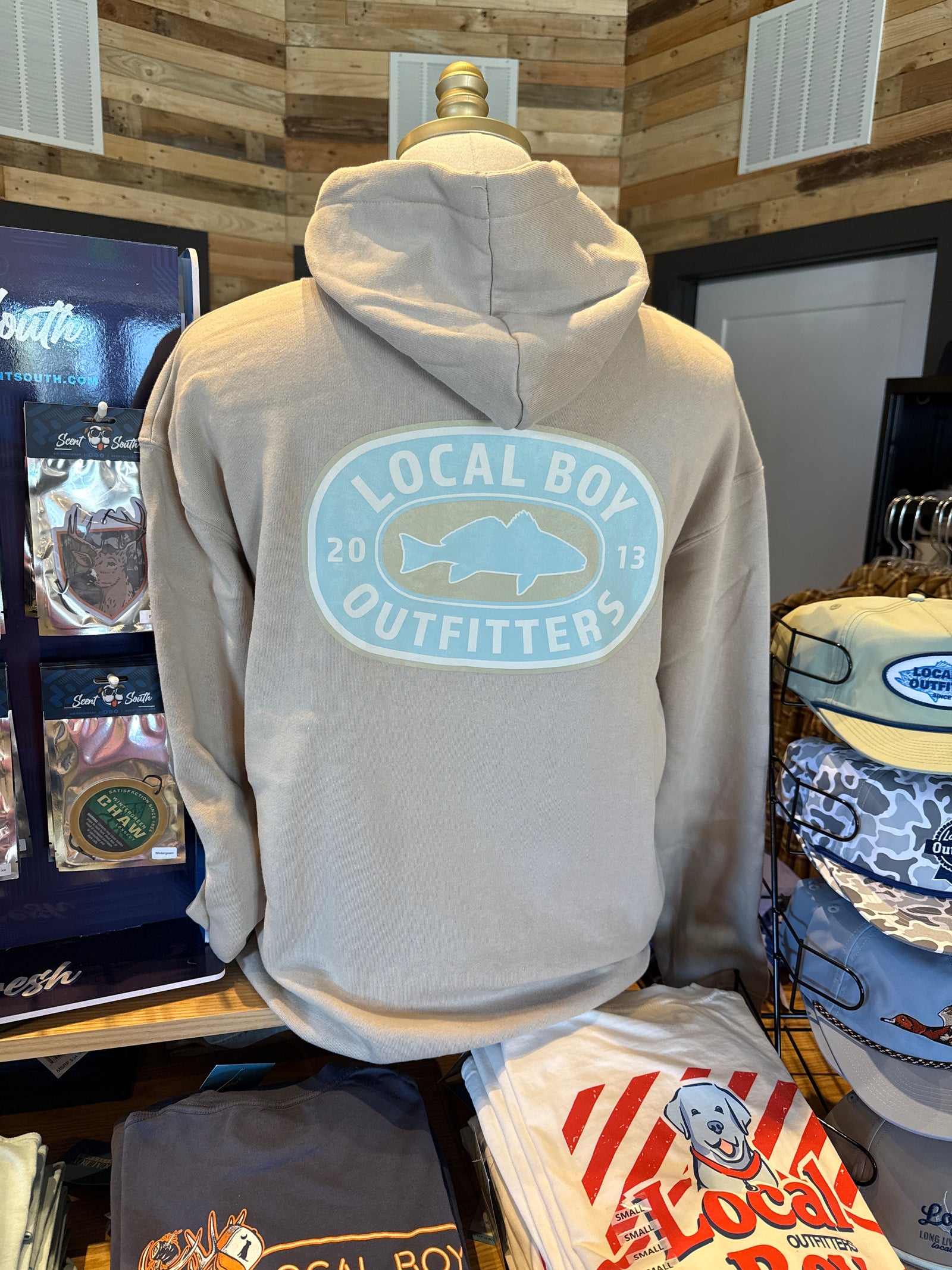 Local Boy Sandy Red Hoodie