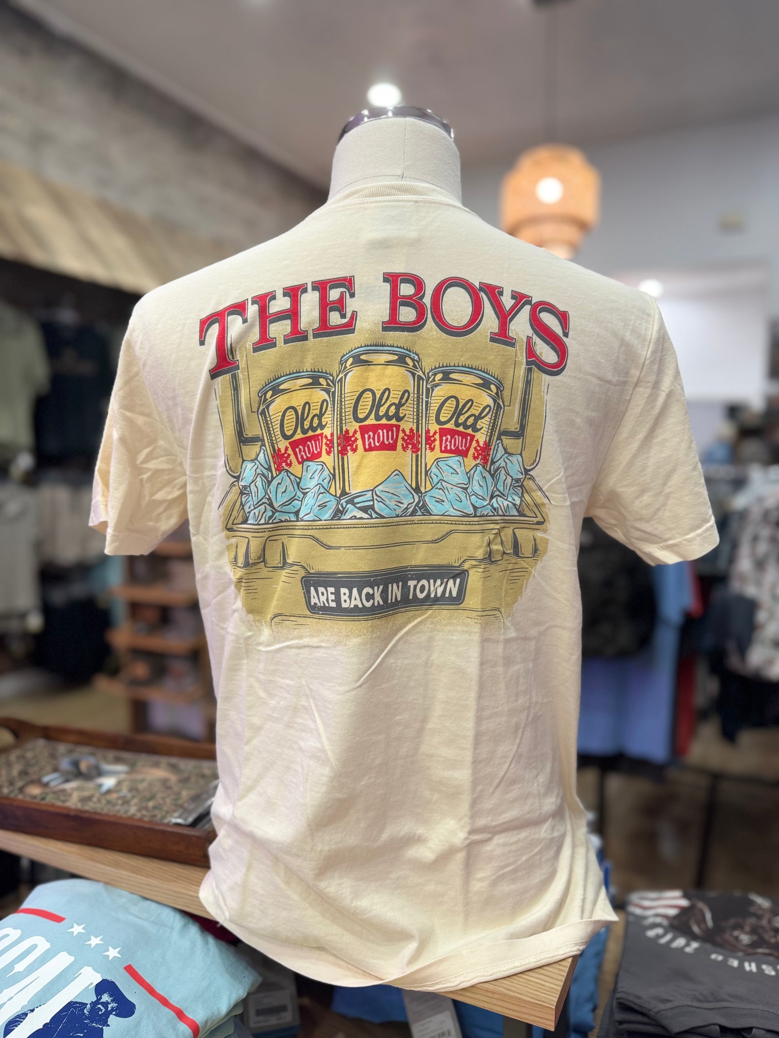Old Row Back In Town Tee - Ivory