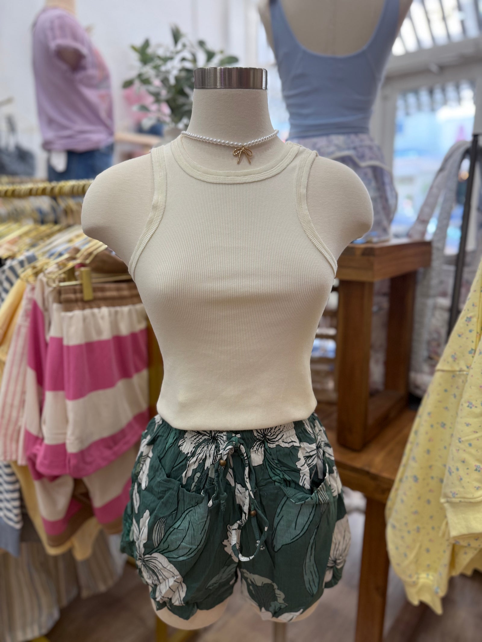 Take Me to Cabo Flowy Palm Shorts