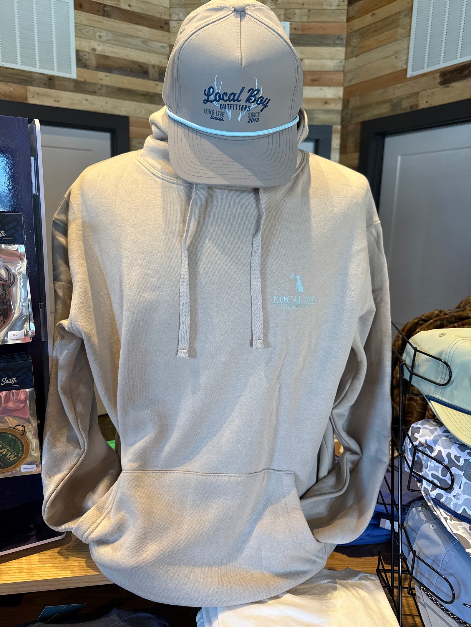 Local Boy Sandy Red Hoodie