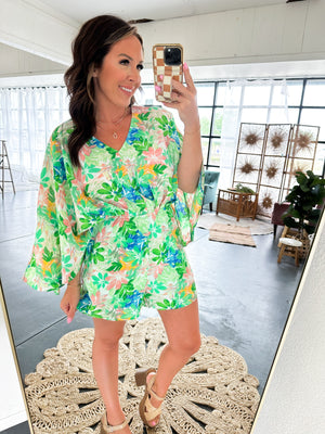 Meant To Be Floral Print Romper