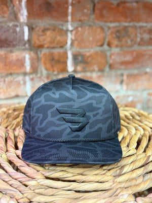 Burlebo Flying B Black Camo Hat