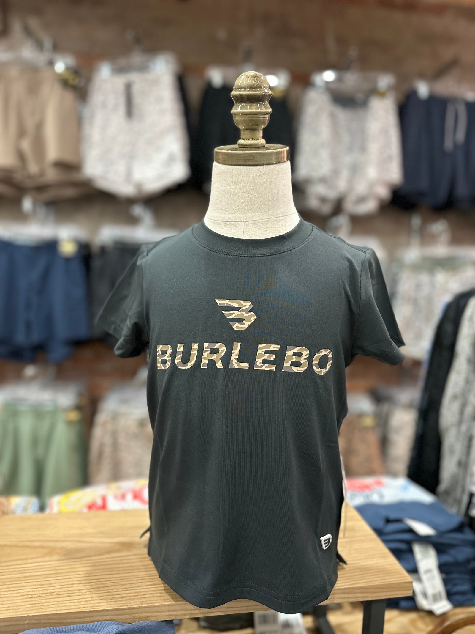 Youth Burlebo Go To Tee - Flying B Logo Gauge Camo