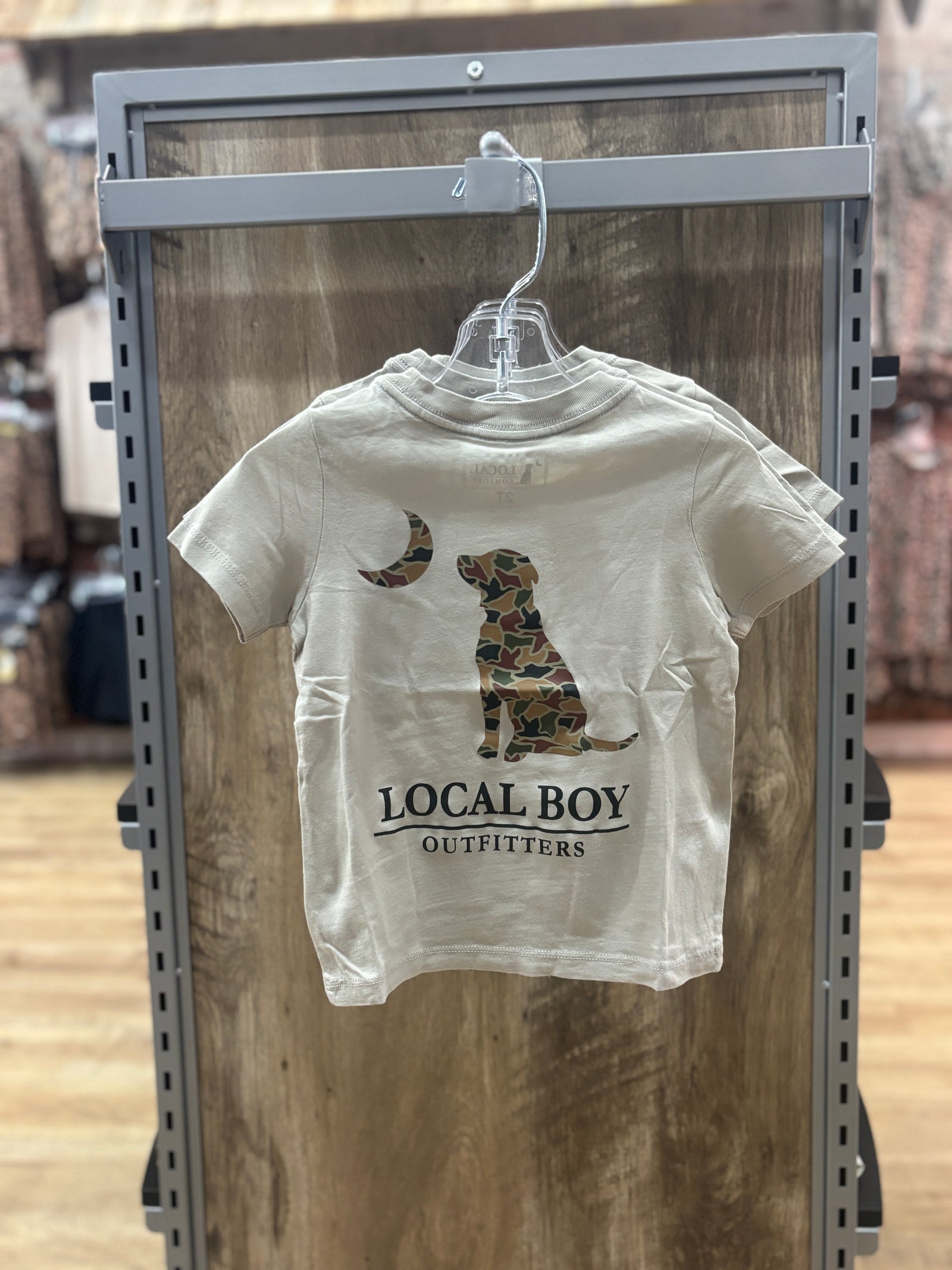 Local Boy Youth Autumn Duck Dog & Moon Tee
