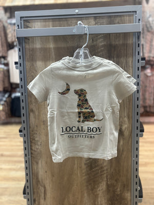 Local Boy Youth Autumn Duck Dog & Moon Tee