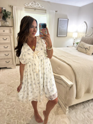 Remember Me Flutter Sleeve Dress