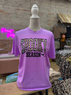 Spooky Season Comfort Color Tee - Purple