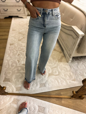 Annie Vintage Washed Denim Jeans