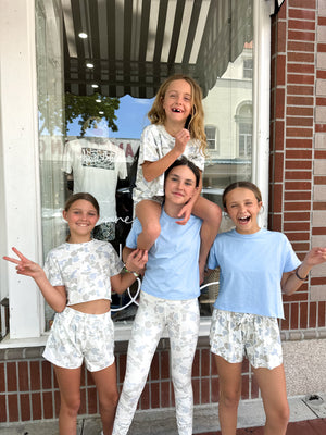 Youth Local Girl Vista Shorts - Saltwater Camo