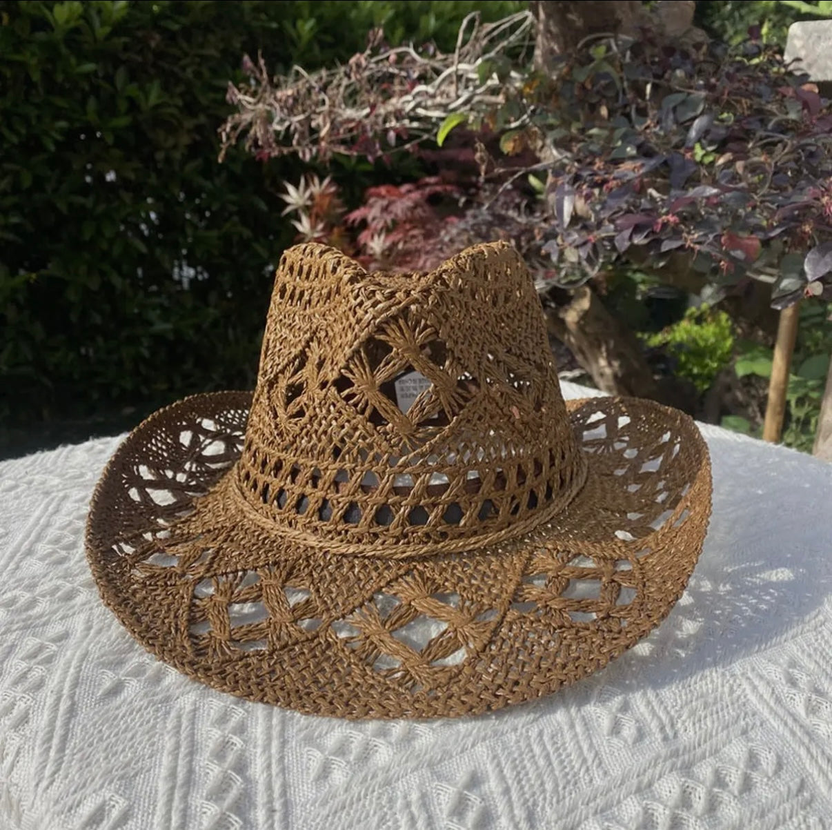 Coastal Cowgirl Straw Hat - Coffee