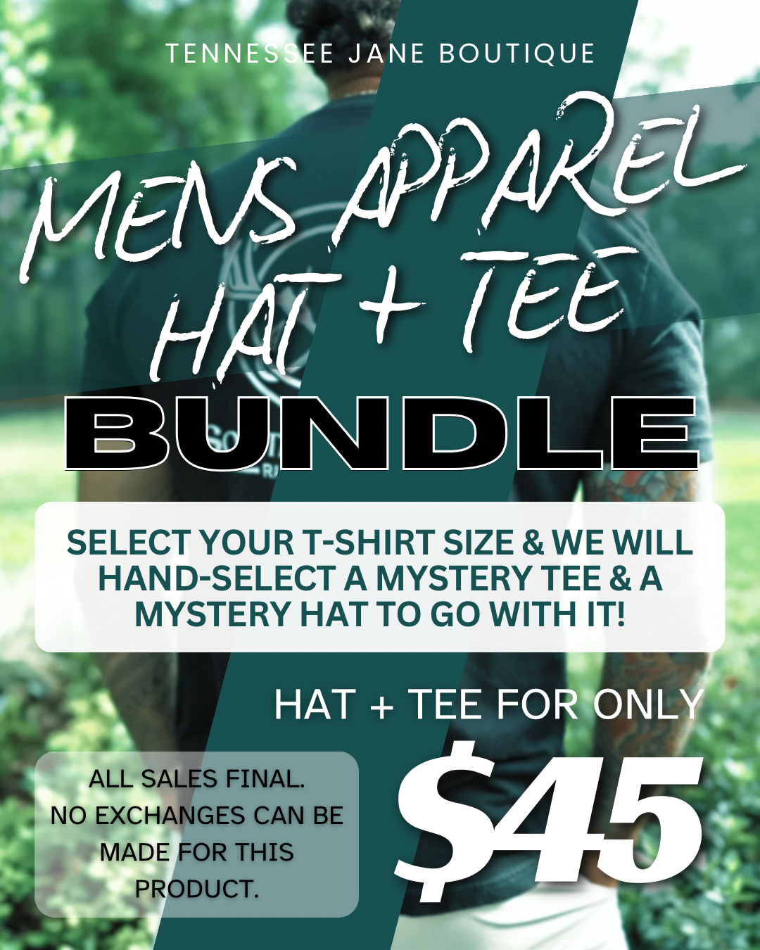 Men's Tee + Hat *MYSTERY BUNDLE*