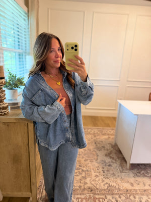 Franklin Washed Chambray Button Down