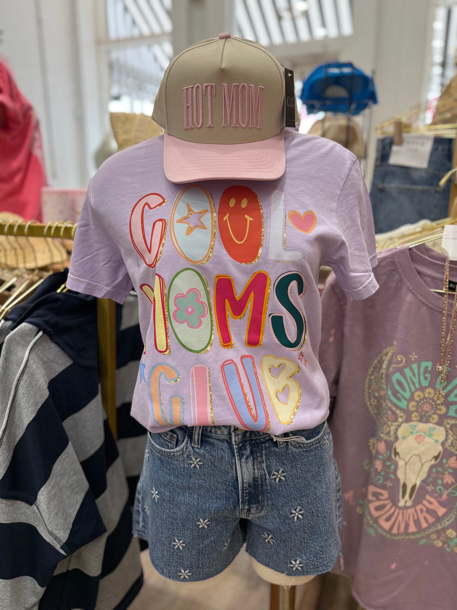 Cool Moms Club Comfort Colors Tee