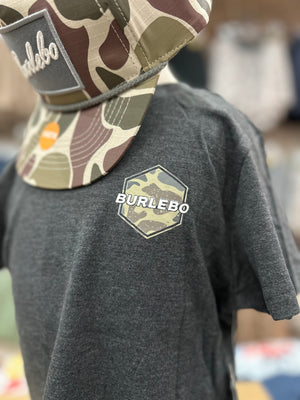 Youth Burlebo Rad Dude Tee - Classic Deer Camo