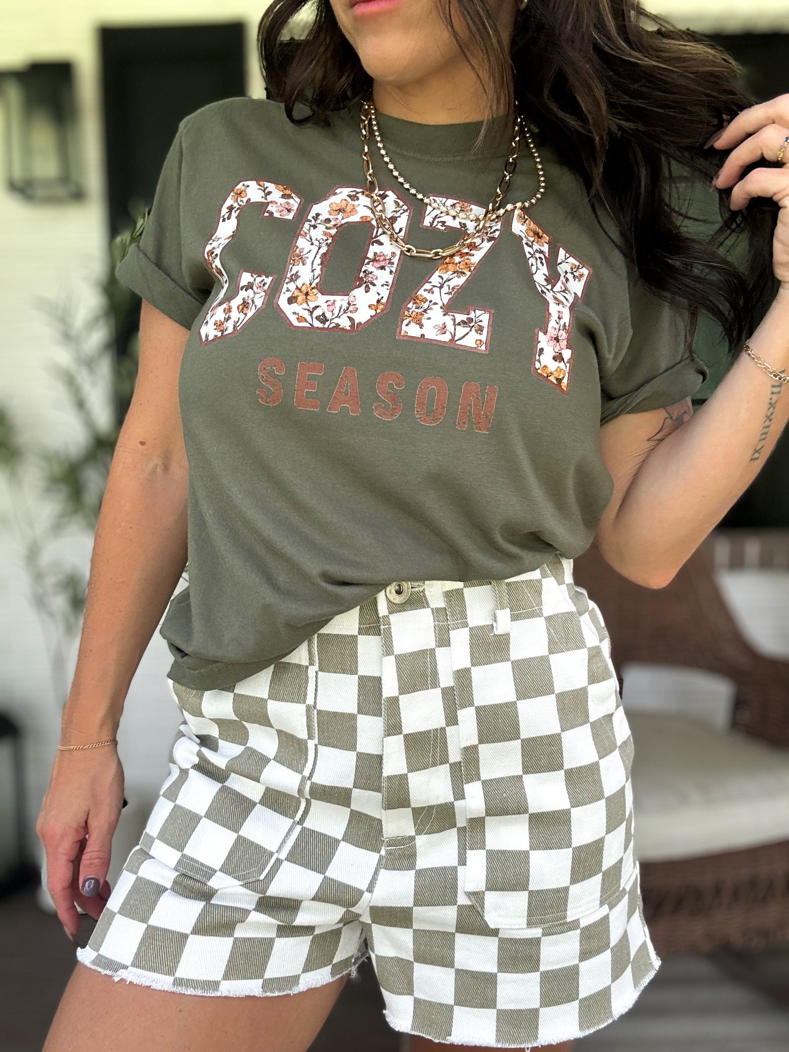 Cozy Season Comfort Colors Tee - Olive