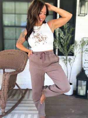 Jaden Tapered Pants -Cocoa