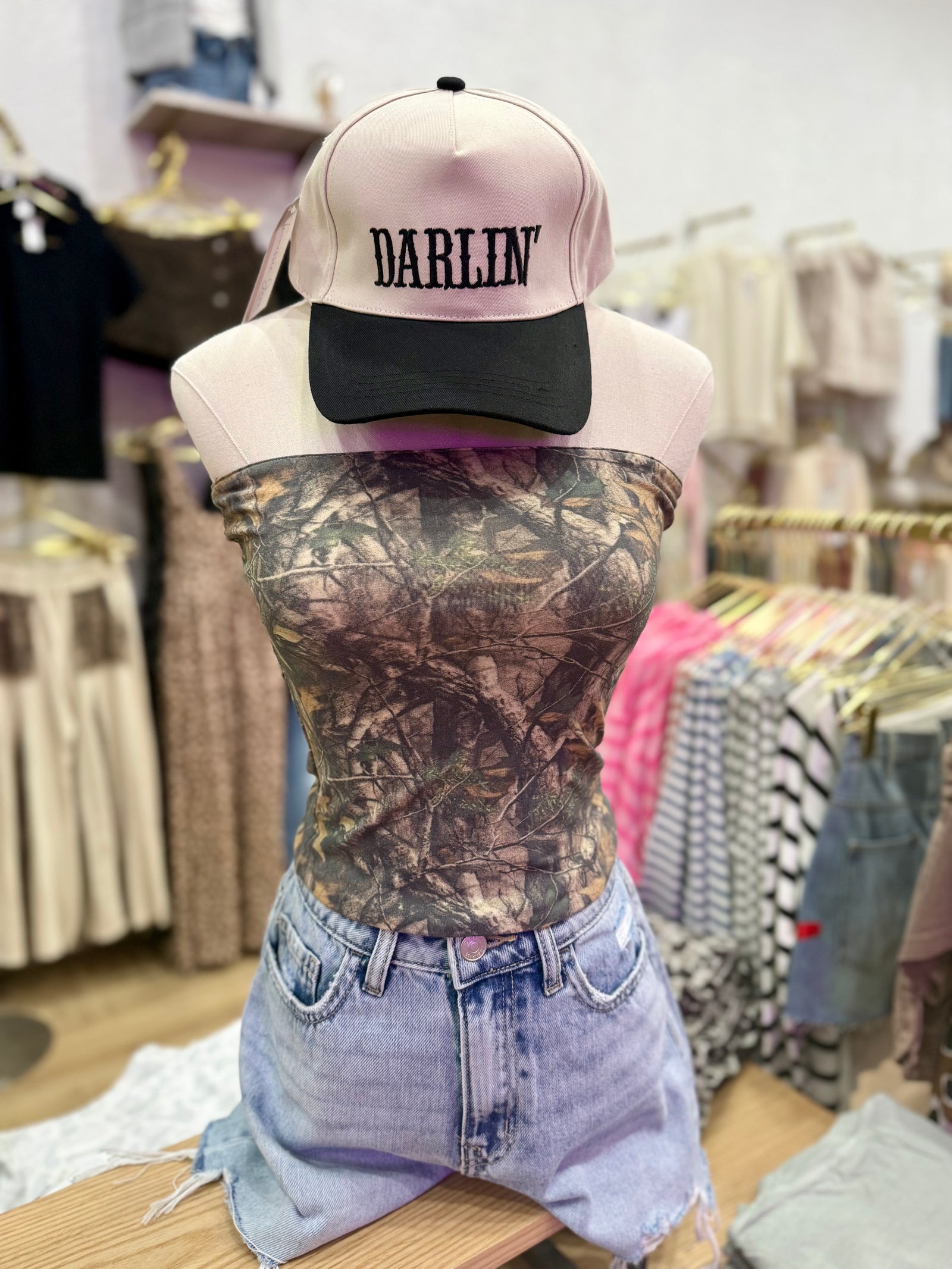 Bronwyn Bottomland Camo Tube Top