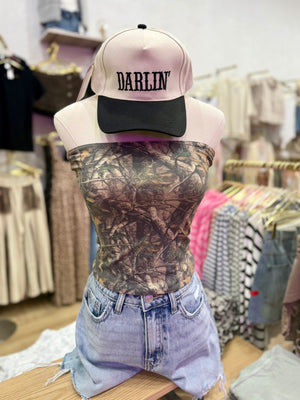 Bronwyn Bottomland Camo Tube Top