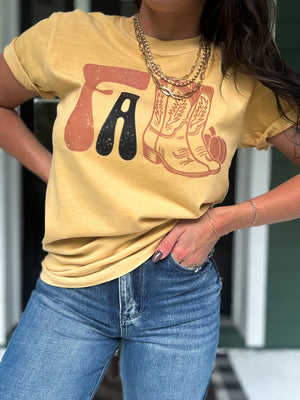 It's Fall Y'all Comfort Colors Tee - Mustard